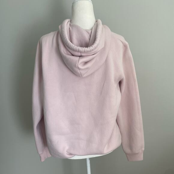 Hollister Y2K Pink Hoodie Women’s Sz Large Pullover Embroidered Spellout - Picture 3 of 10